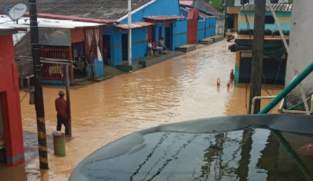 Inundaciones en zona rural de Tibú