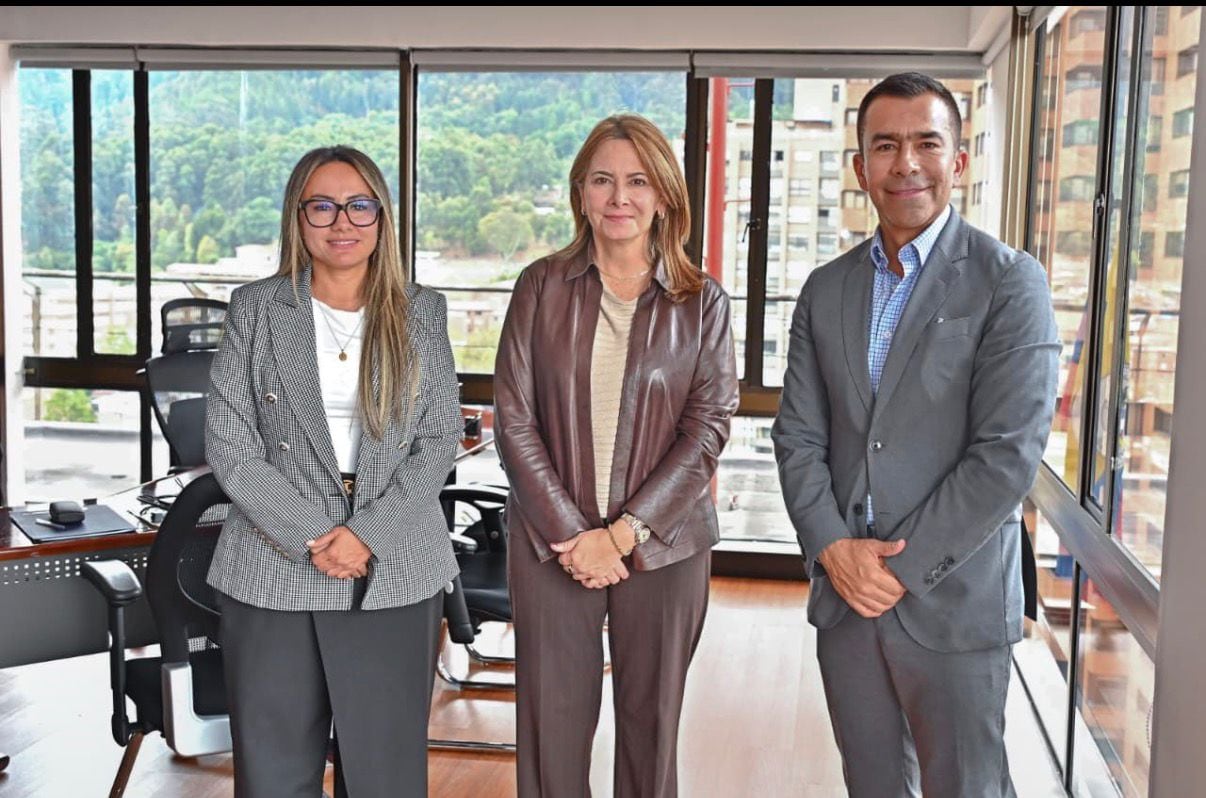 Reunión entre gobernador de Cundinamarca, Jorge Emilio Rey, y la ministra de Salud, Ana María Vesga. Foto: Gobernación de Cundinamarca.