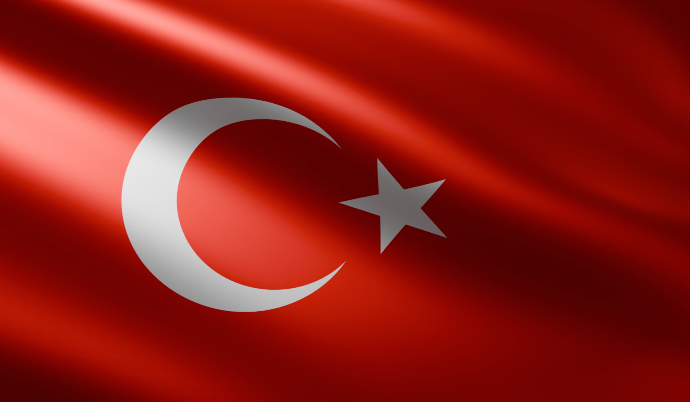 Bandera de Turquía. Foto: Getty Images