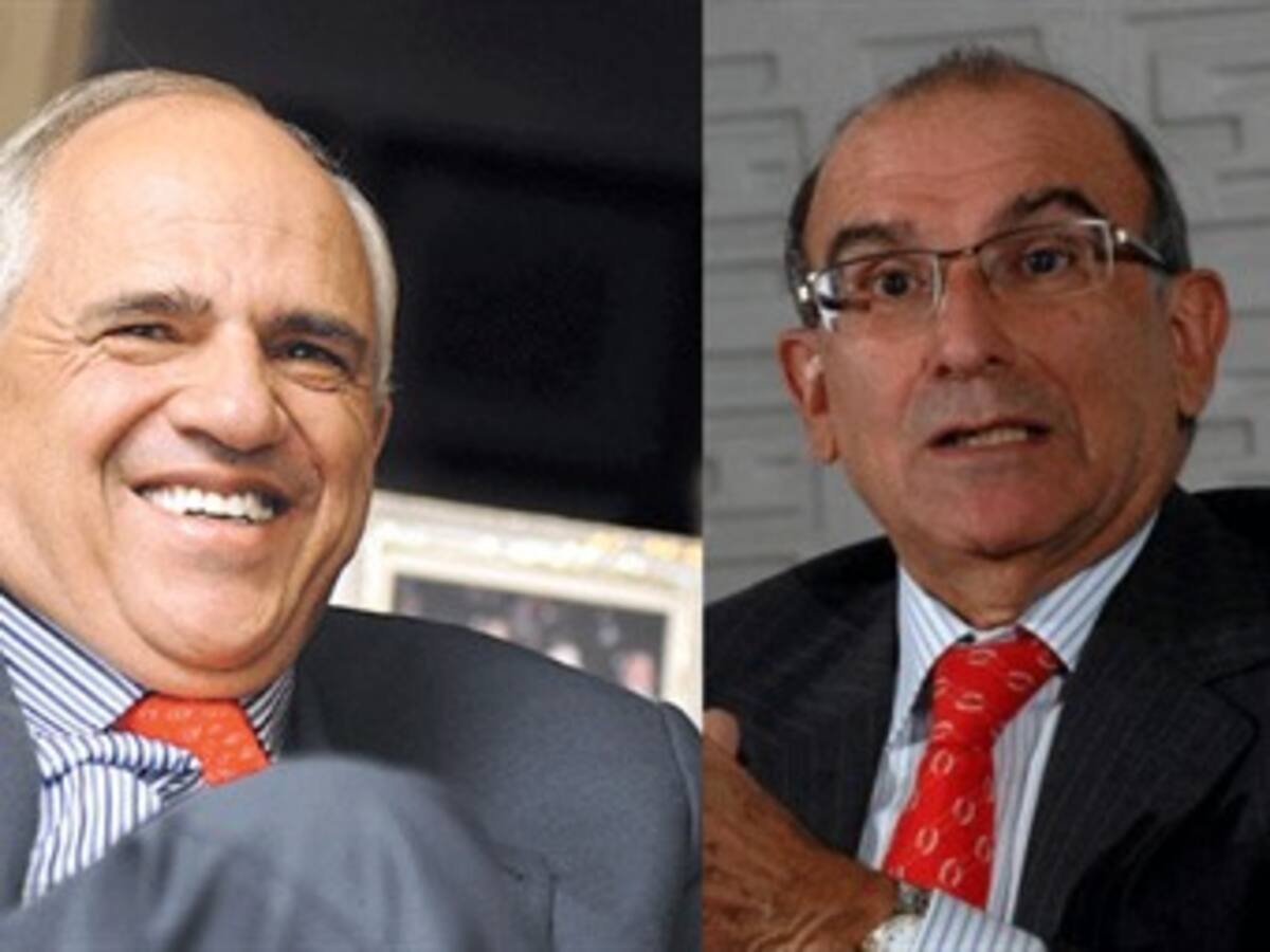 Samper y De la Calle hacen la paz por el proceso de paz