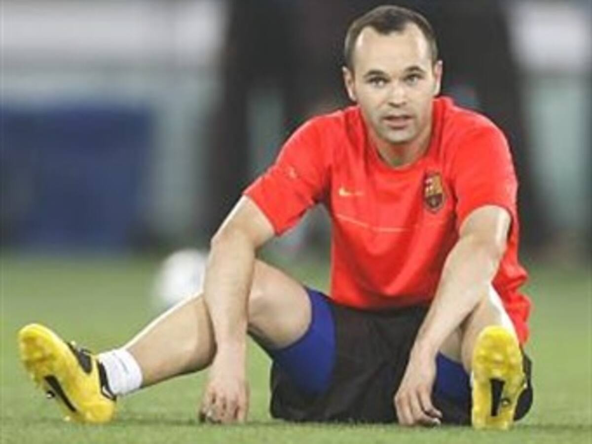 Andrés Iniesta se lesiona y se pierde el resto de la temporada