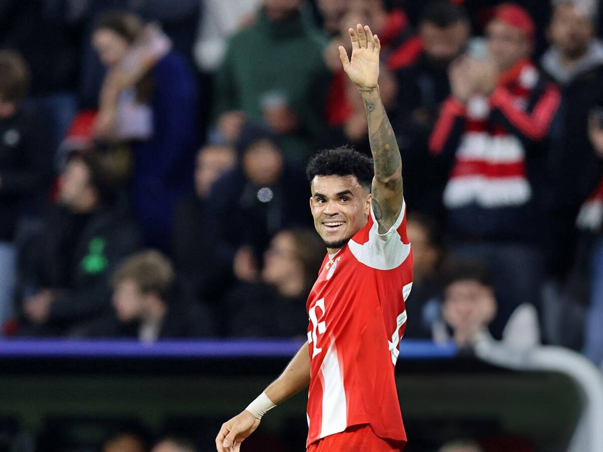 Video: Golazo de Luis Díaz en goleada del Bayern Múnich en Liga de Campeones