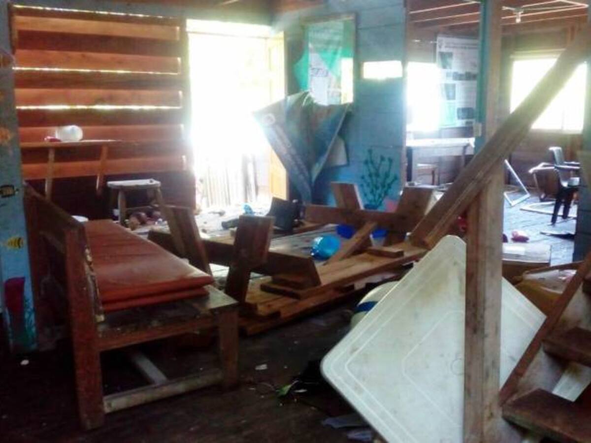Destruyeron sede de Parques Nacionales en la Isla de Múcura