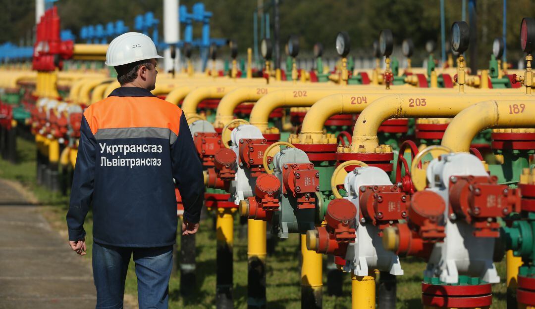 Planta de gas natural rusa.