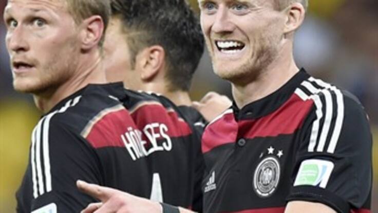 Andre Schürrle marca el 7-0 de Alemania ante Brasil