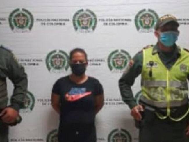 La mujer fue capturada por la Policía