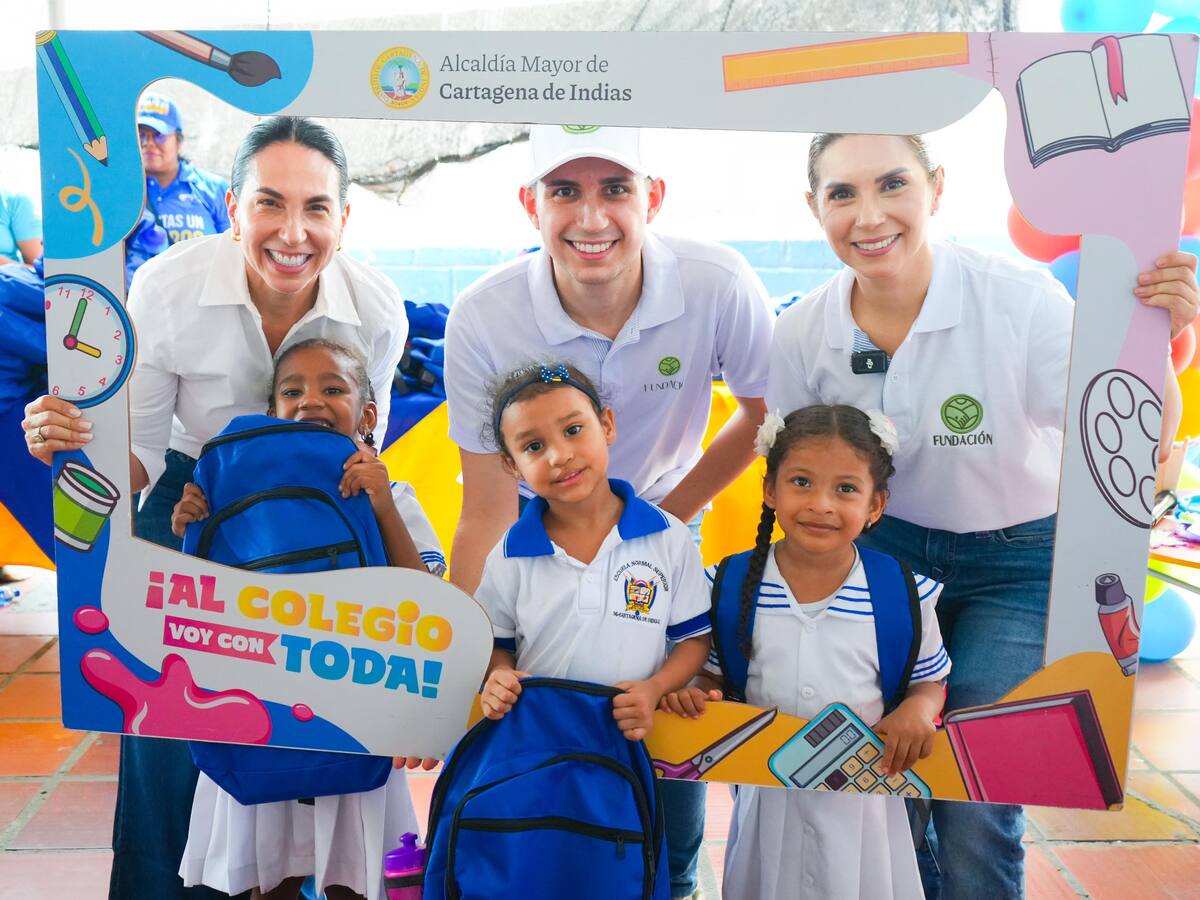 Gestora social llevó útiles escolares a más de 7.000 niños en Cartagena