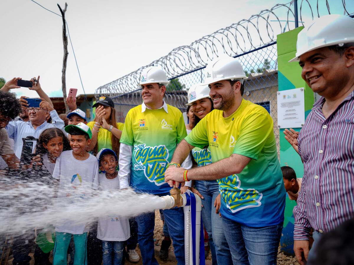 La Gobernación de Bolívar optimizó el acueducto regional Nervití-Tasajera