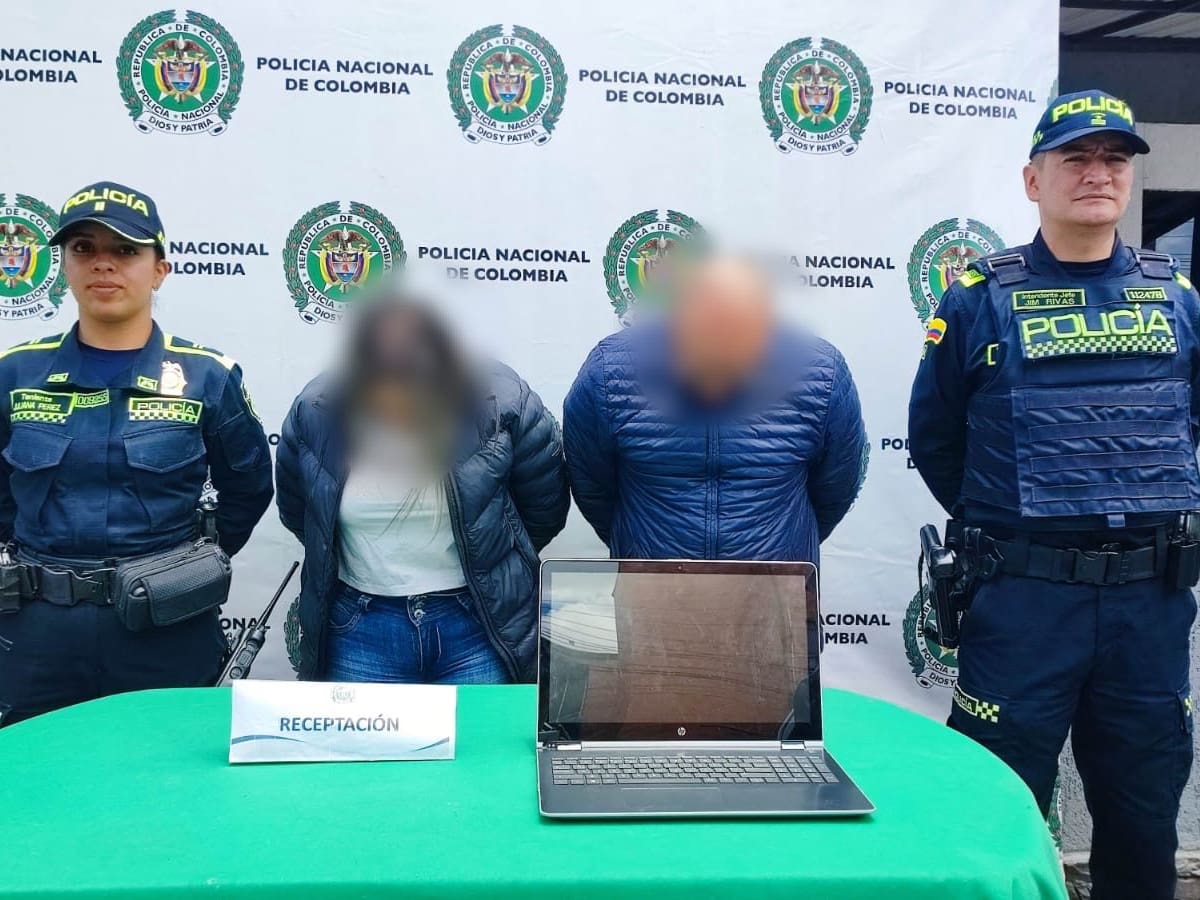 Fueron capturadas dos personas en Bogotá tras robar equipos tecnológicos en Santander
