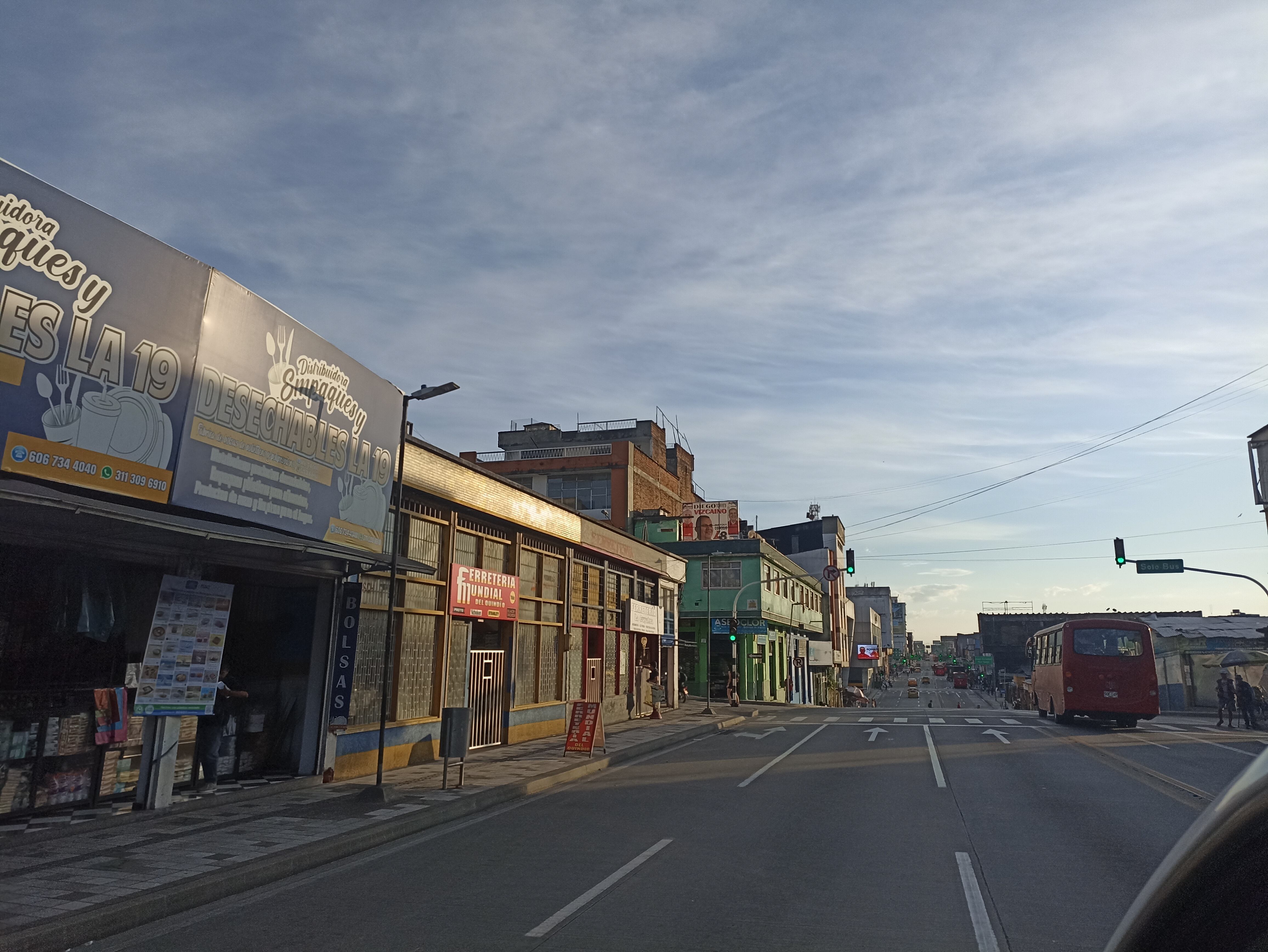 Día sin carro y sin moto en Armenia. Foto: Adrián Trejos