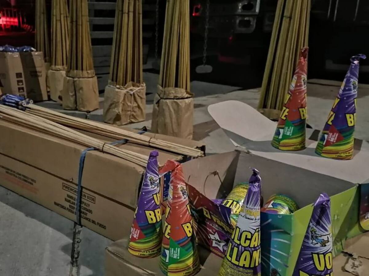 Autoridades en Palmira interceptaron un camión con pólvora
