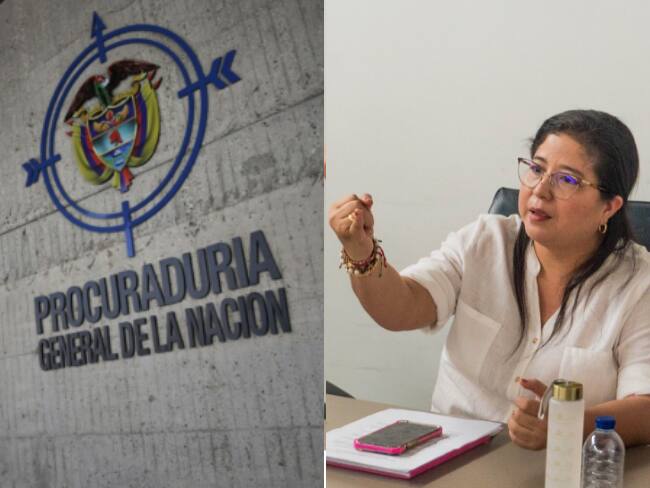 Procuraduría investiga a alcaldesa de Soledad por recursos de estudiantes becados./ Foto: Colprensa y cuenta de X de la alcaldesa Alcira Sandoval