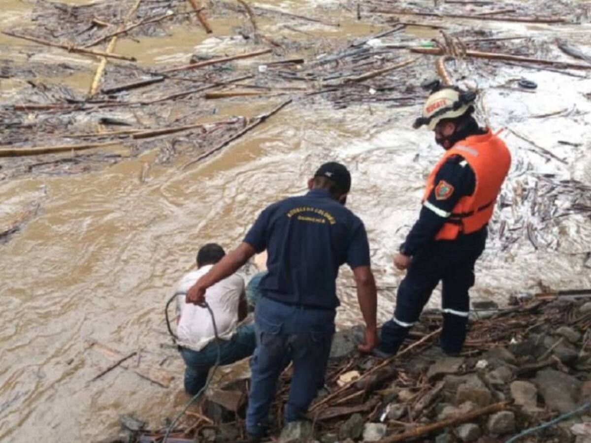 Entre Caldas y Risaralda, buscan un cuerpo que estaría sobre el río Cauca