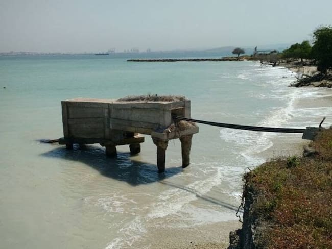 Erosión podría dejar a la isla de Tierrabomba sin energía