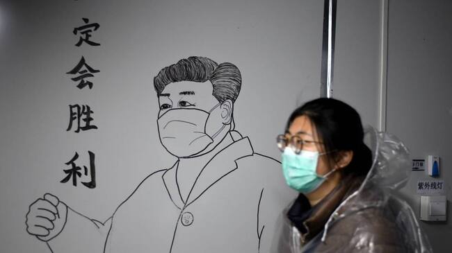 Aplicación de medidas contra el coronavirus en China. Foto: Getty