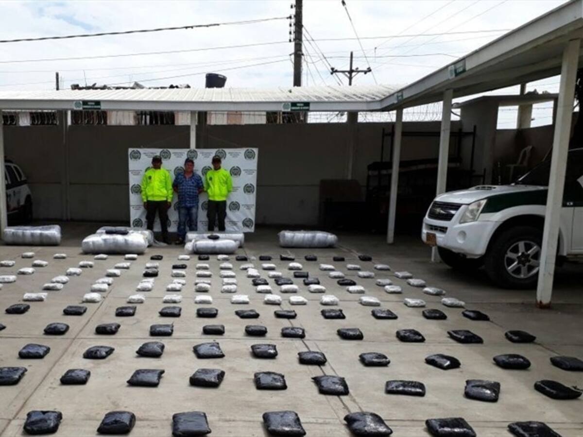 Incautan más de una tonelada de marihuana en Cauca