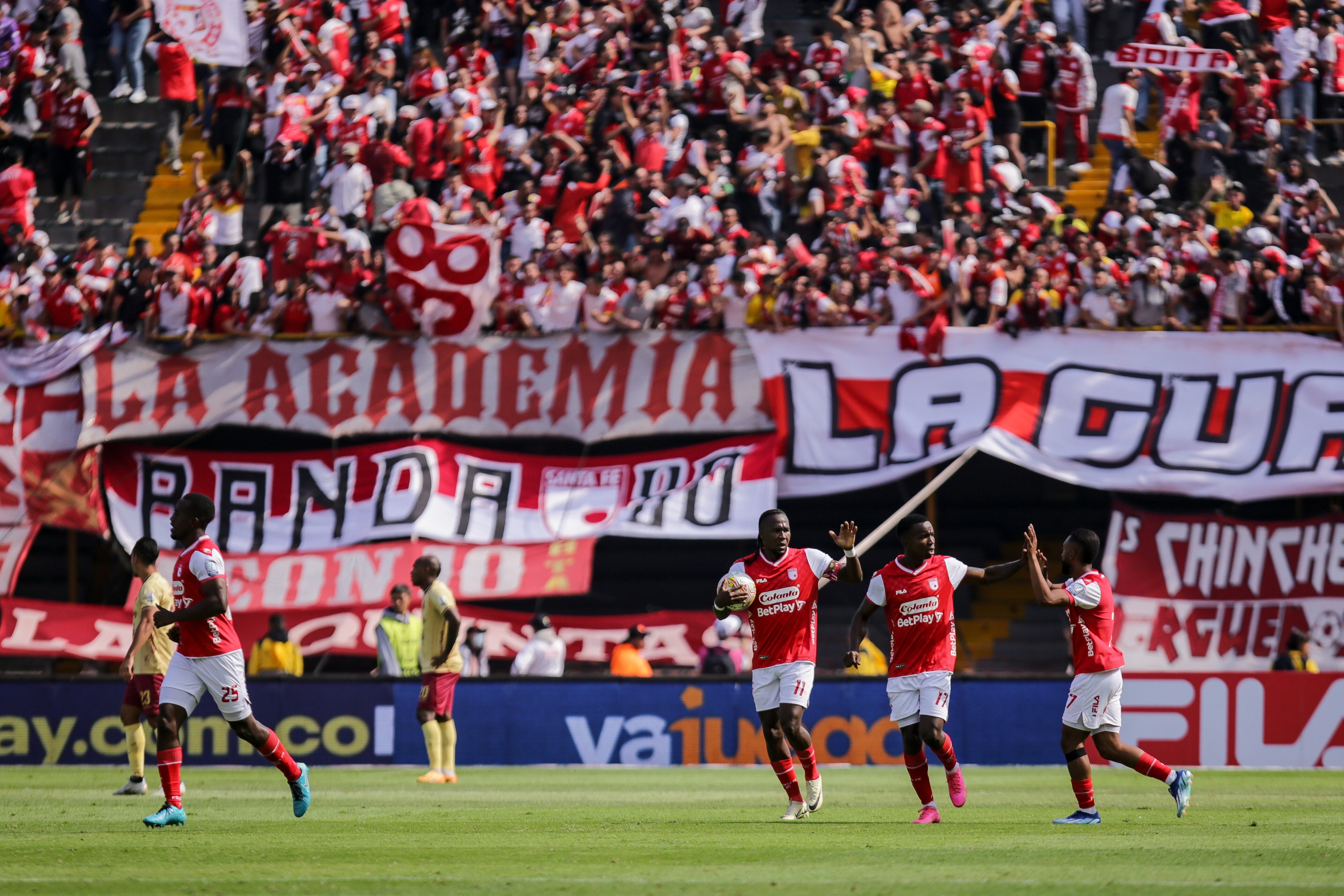 Duelo Santa Fe Vs. Tolima por liga colombiana / Colprensa - Mariano Vimos