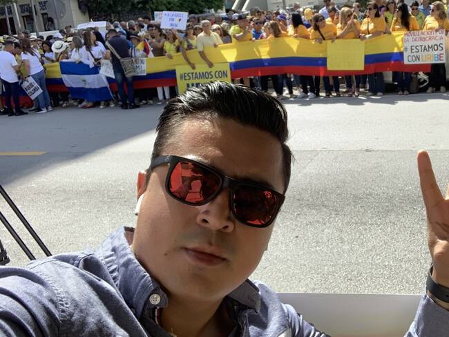 Beto Coral increpó a Yamhure, pero él no hizo nada