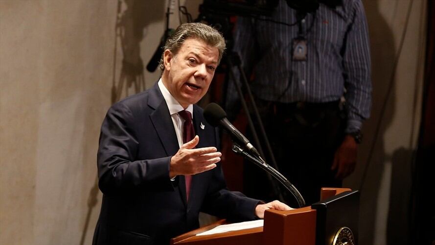 Juan Manuel Santos, presidente de la República. Foto: Colprensa