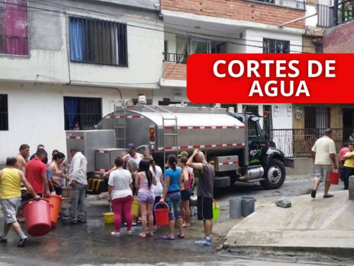 Cortes de agua en Bucaramanga a partir de HOY 16 de octubre: 100 barrios sin suministro