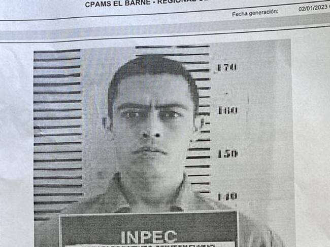 Braian Orlando Marín, alias 'La Firma'. Se fugó de la cárcel de máxima seguridad de Cómbita, Boyacá