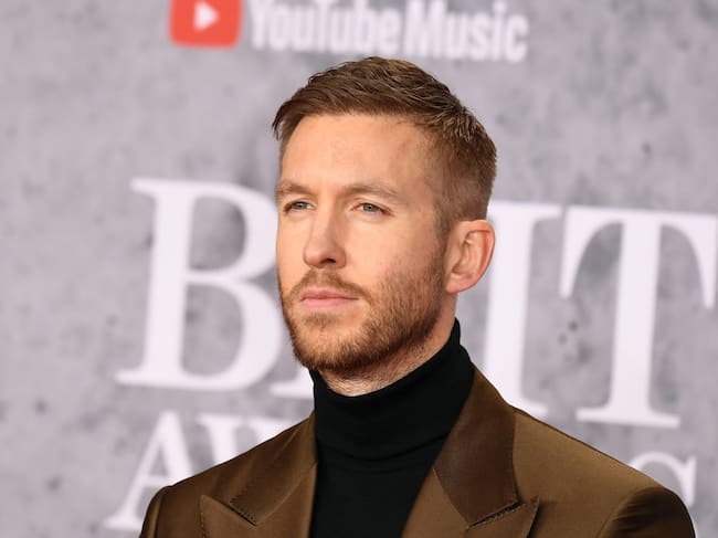 LONDON, ENGLAND - FEBRUARY 20: (EDITORIAL USE ONLY) Calvin Harris attends The BRIT Awards 2019 held at The O2 Arena on February 20, 2019 in London, England. (Photo by Jeff Spicer/Getty Images)