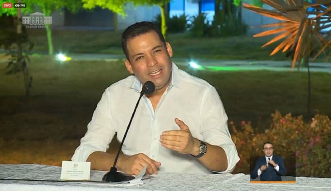 Nemesio Roys, gobernador de La Guajira.