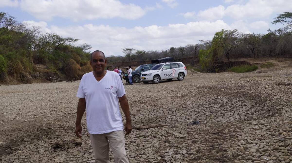 Recorrido de Caracol Radio por las zonas que aguantan sed. Fotos de Luis Enrique Rodríguez