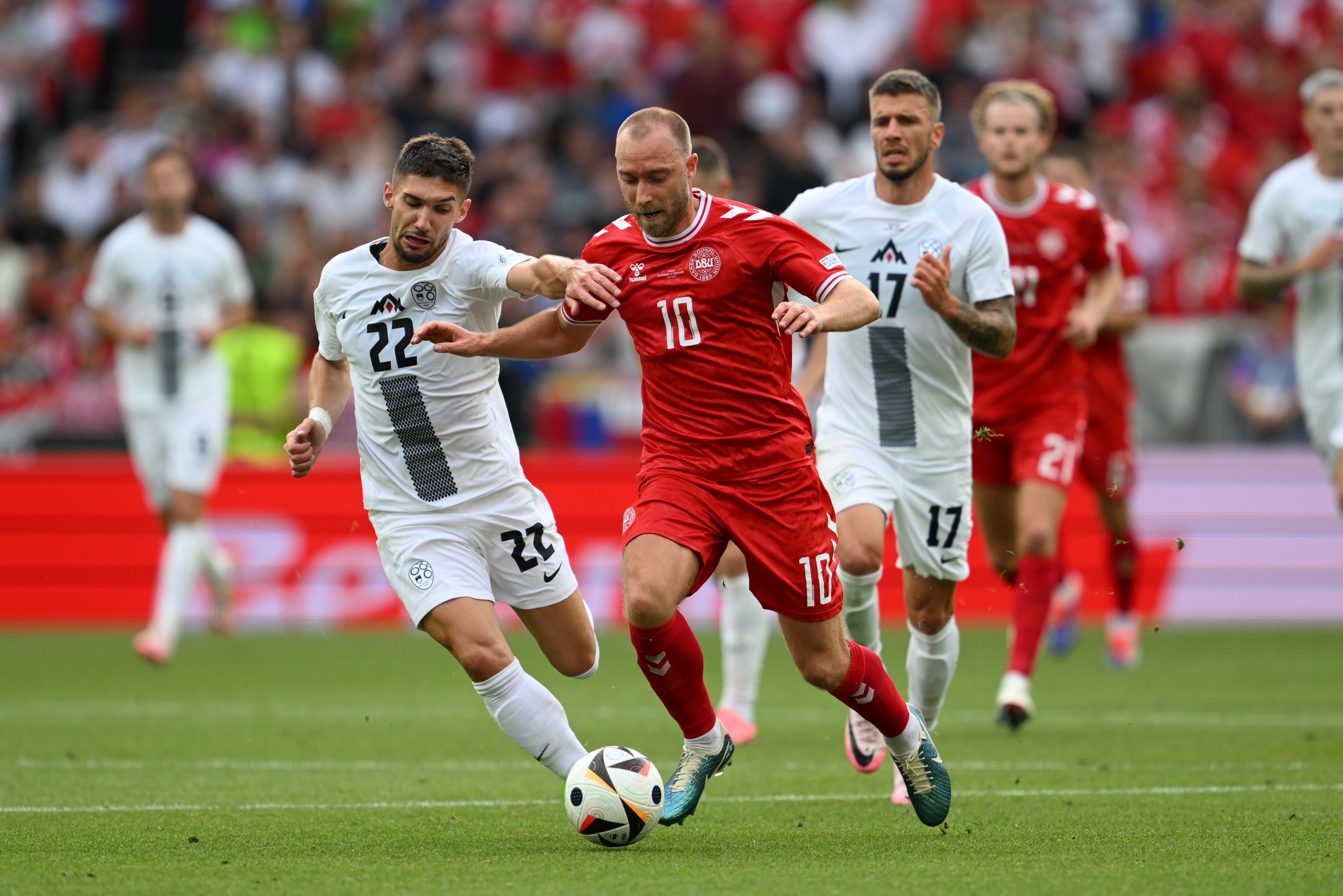 Dinamarca Vs. Eslovenia. (Photo by Gokhan Balci/Anadolu via Getty Images)