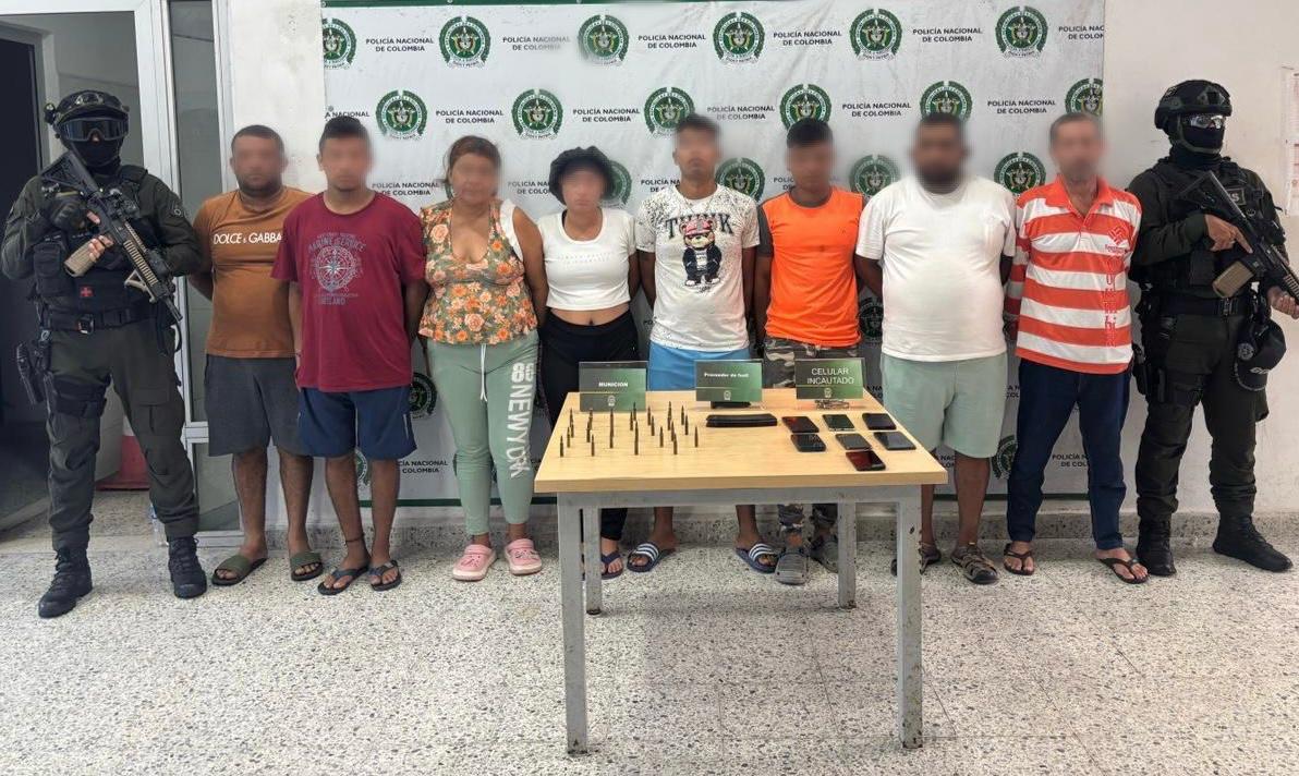Capturan a nueve presuntos integrantes del Clan del Golfo en Sucre
