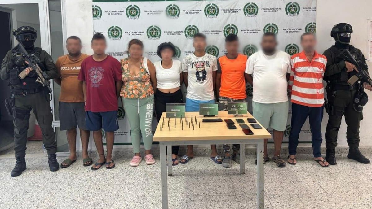 Capturan a nueve presuntos integrantes del Clan del Golfo en Sucre