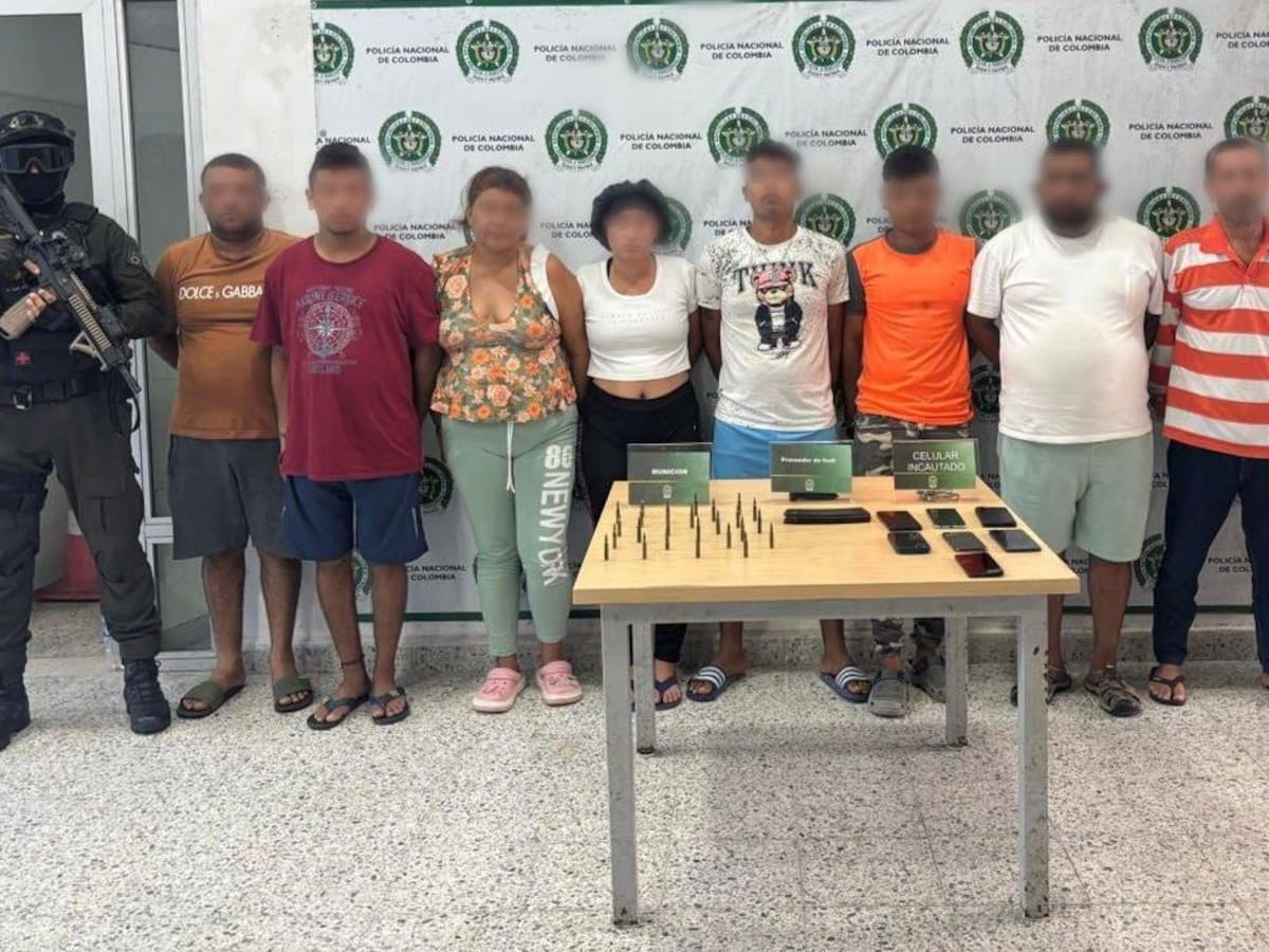 Capturan a nueve presuntos integrantes del Clan del Golfo en Sucre