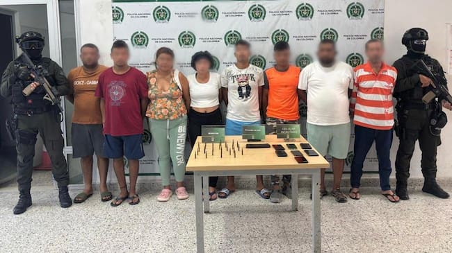 Capturan a nueve presuntos integrantes del Clan del Golfo en Sucre