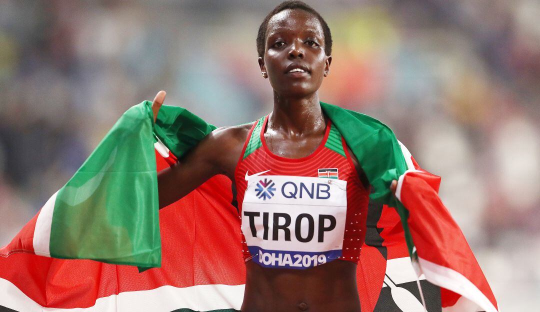 Agnes Tirop en Doha 2019