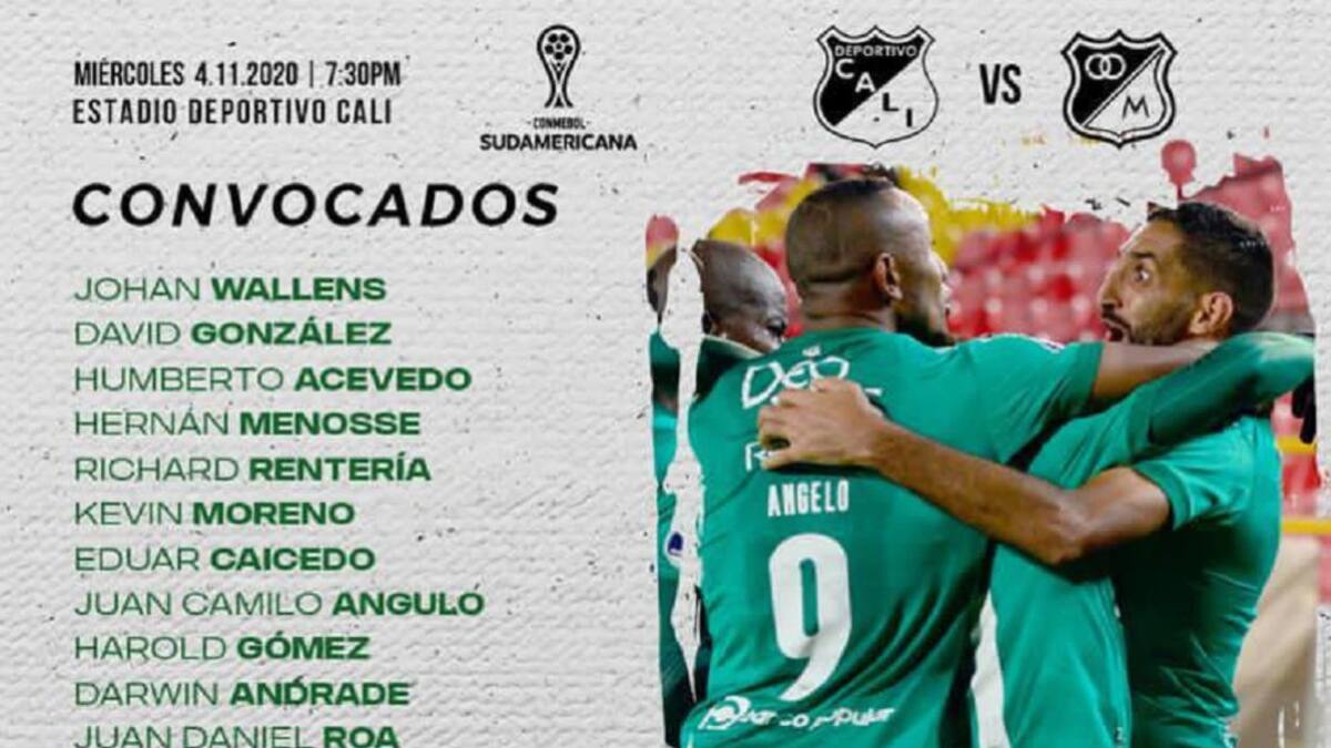 Deportivo Cali a un paso de los octavos de final en la Sudamericana