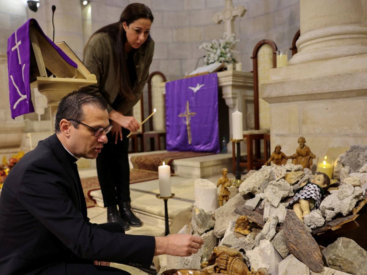 “La Navidad este año será diferente, estamos rotos”: pastor palestino de iglesia en Belén