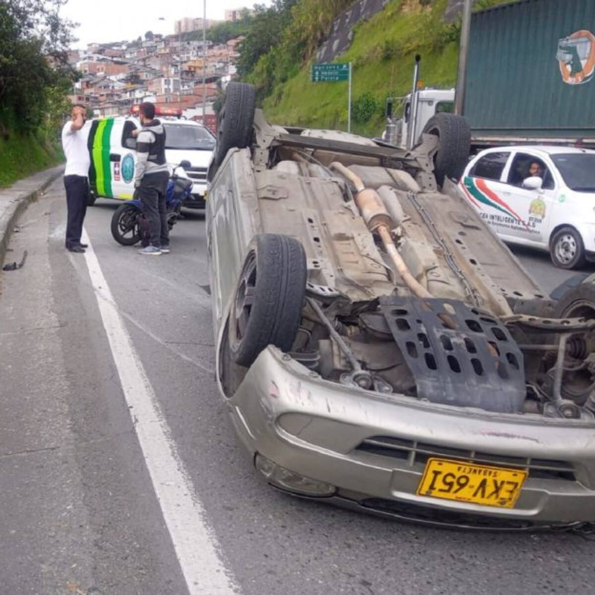 Múltiples accidentes en las vías de Manizales y Caldas