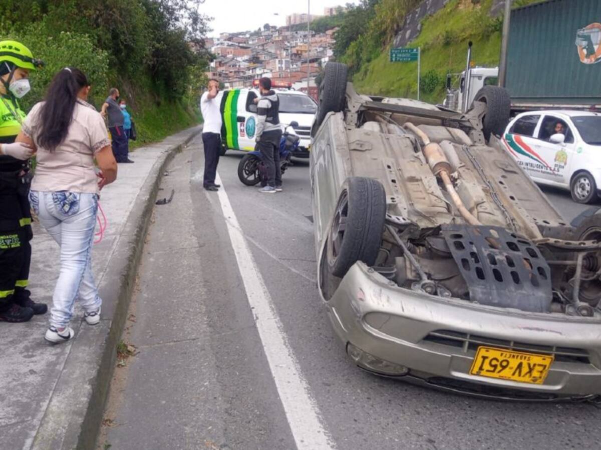 Múltiples accidentes en las vías de Manizales y Caldas