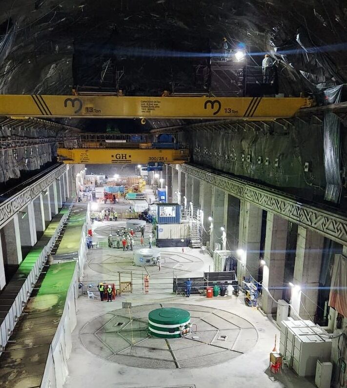 Casa de máquinas Hidroituango - foto EPM