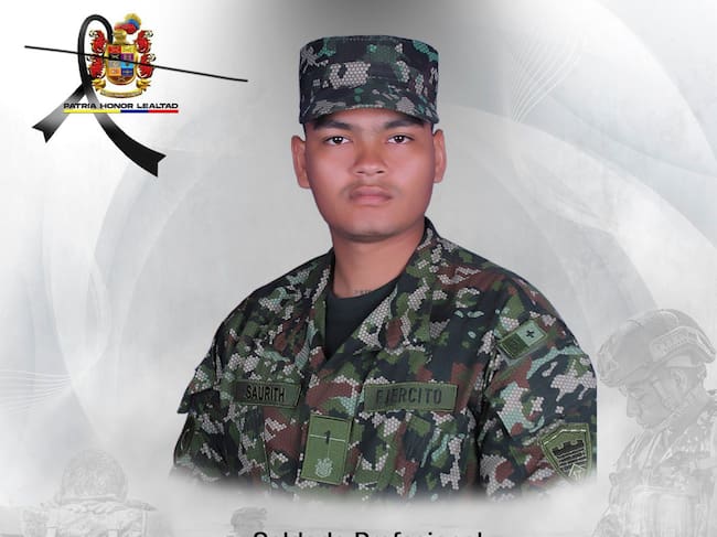 Duván Eduardo Saurith Castro, soddo asewsnado en Dabeiba- foto Séptima Dvisión del Ejército