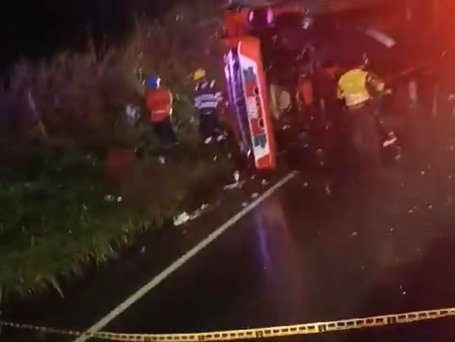 Los heridos fueron trasladados a centros asistencial y están bajo supervisión médica. Foto: Cortesía.