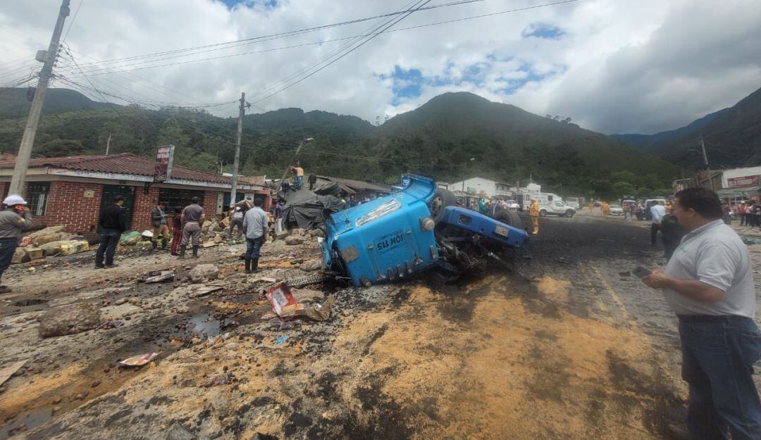 Accidente de tránsito en Arcabuco. 