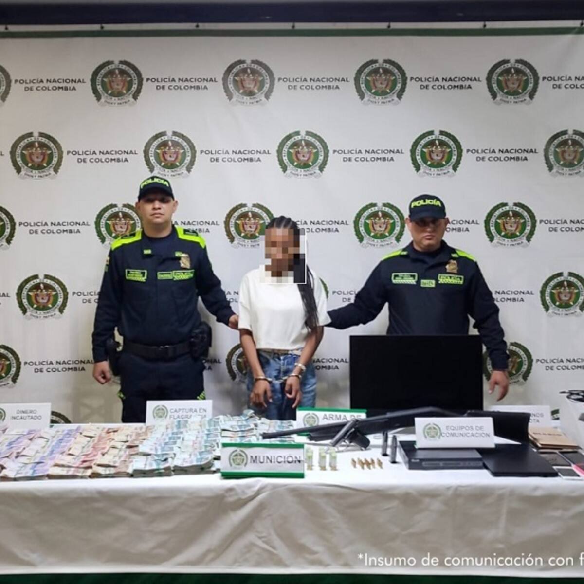 Judicializada mujer que custodiaba $700 millones de los grupos ilegales La Terraza y Los Triana