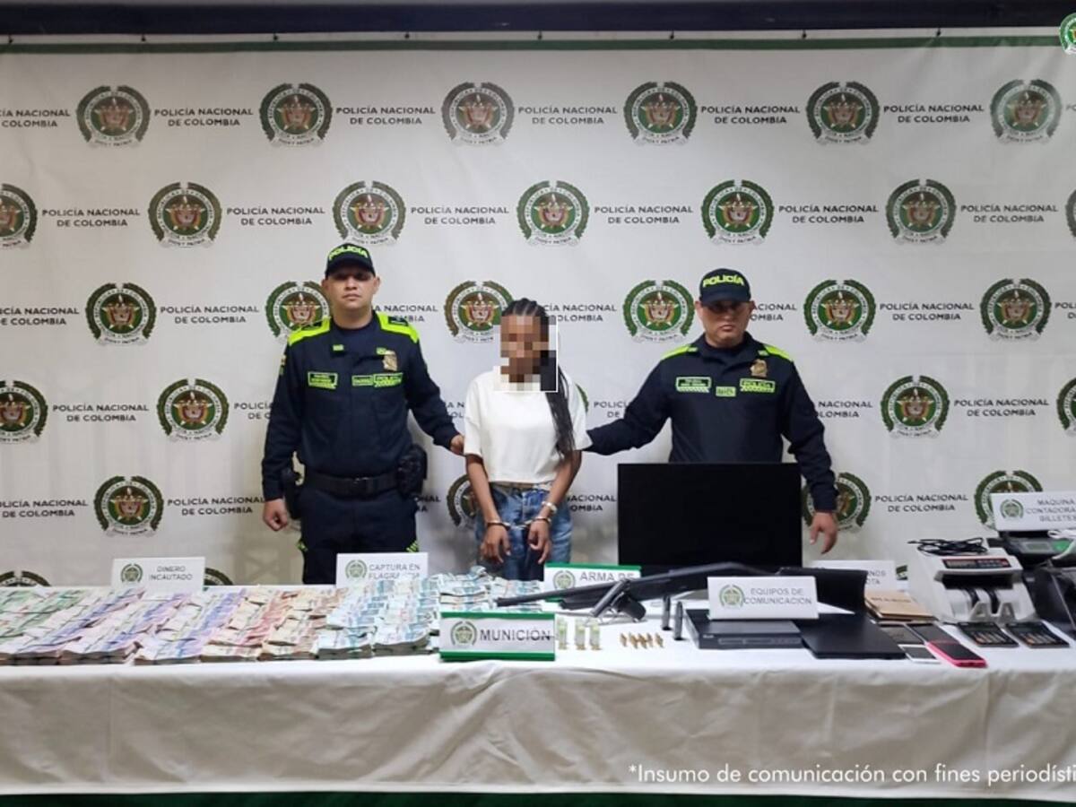 Judicializada mujer que custodiaba $700 millones de los grupos ilegales La Terraza y Los Triana