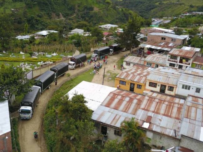 Transportadores protestan en el sur del Tolima