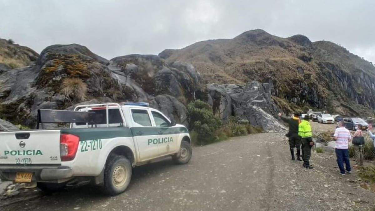 Policía del Tolima brindó seguridad a turistas en el Parque de los Nevados