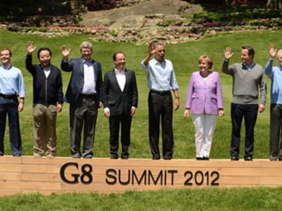 El G8 concluyó que el crecimiento económico y creación de empleo son las prioridades para salir de la crisis