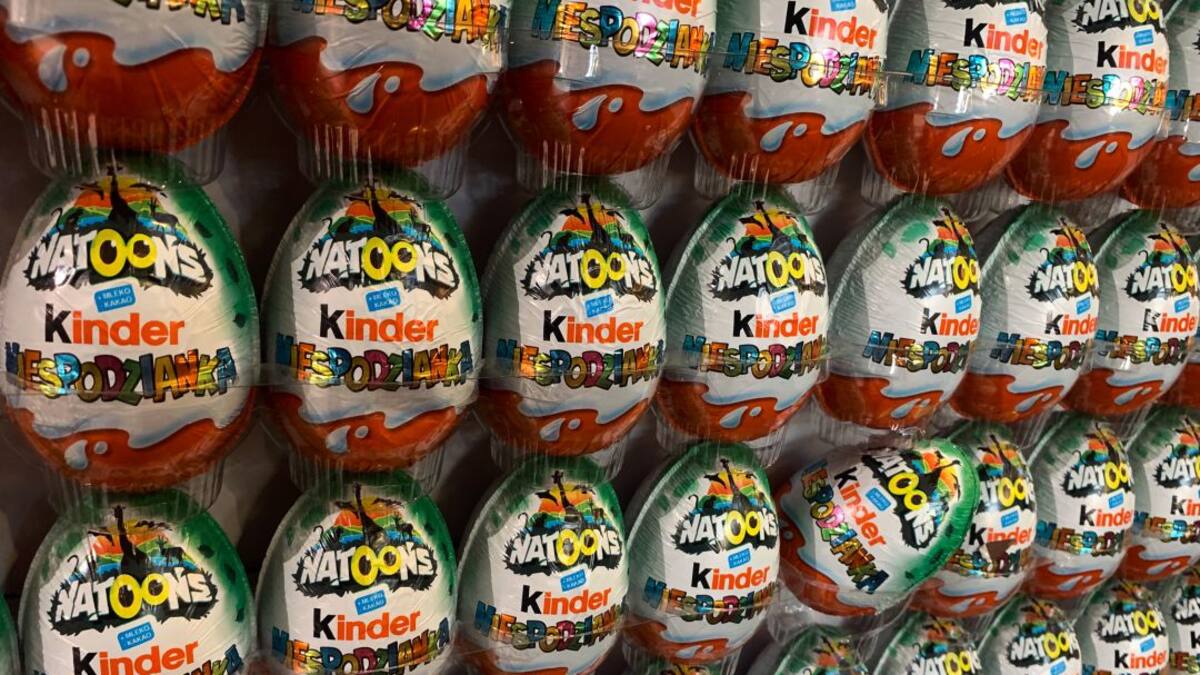 Europa cuenta con 324 casos de salmonelosis asociados a productos Kinder