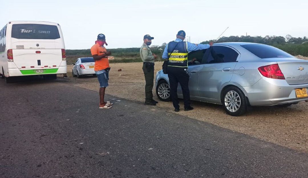 El hecho ocurrió en el puesto de control ubicado en el puente de Barú