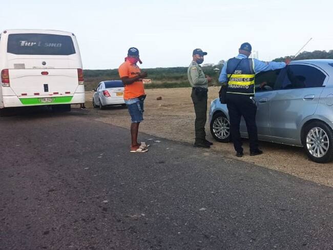 El hecho ocurrió en el puesto de control ubicado en el puente de Barú